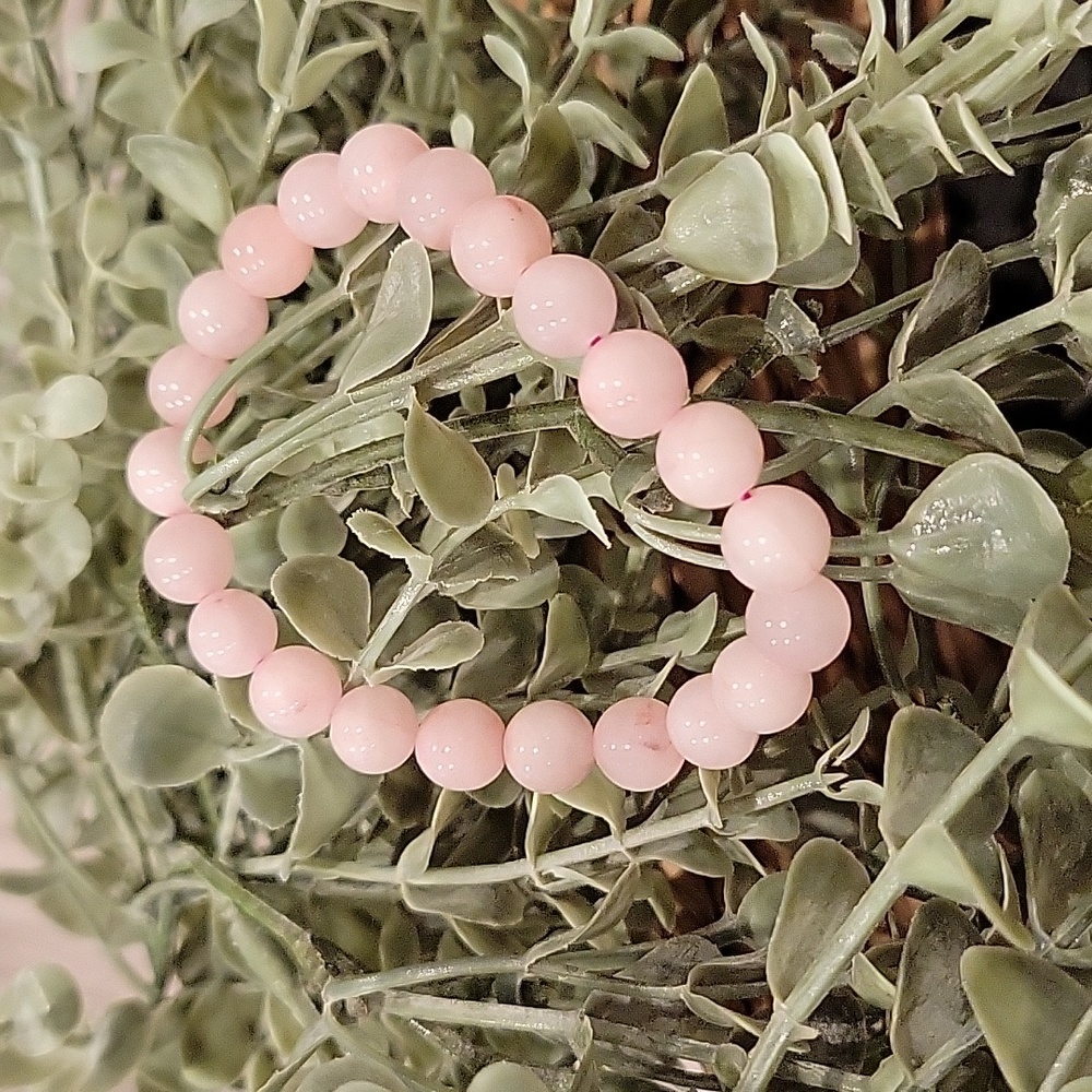 Rose Quartz Bead Bracelet